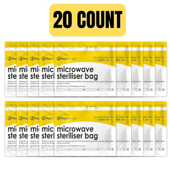MaxStrength Pro Microwave Sterilizer Bags - Picture 4 of 7